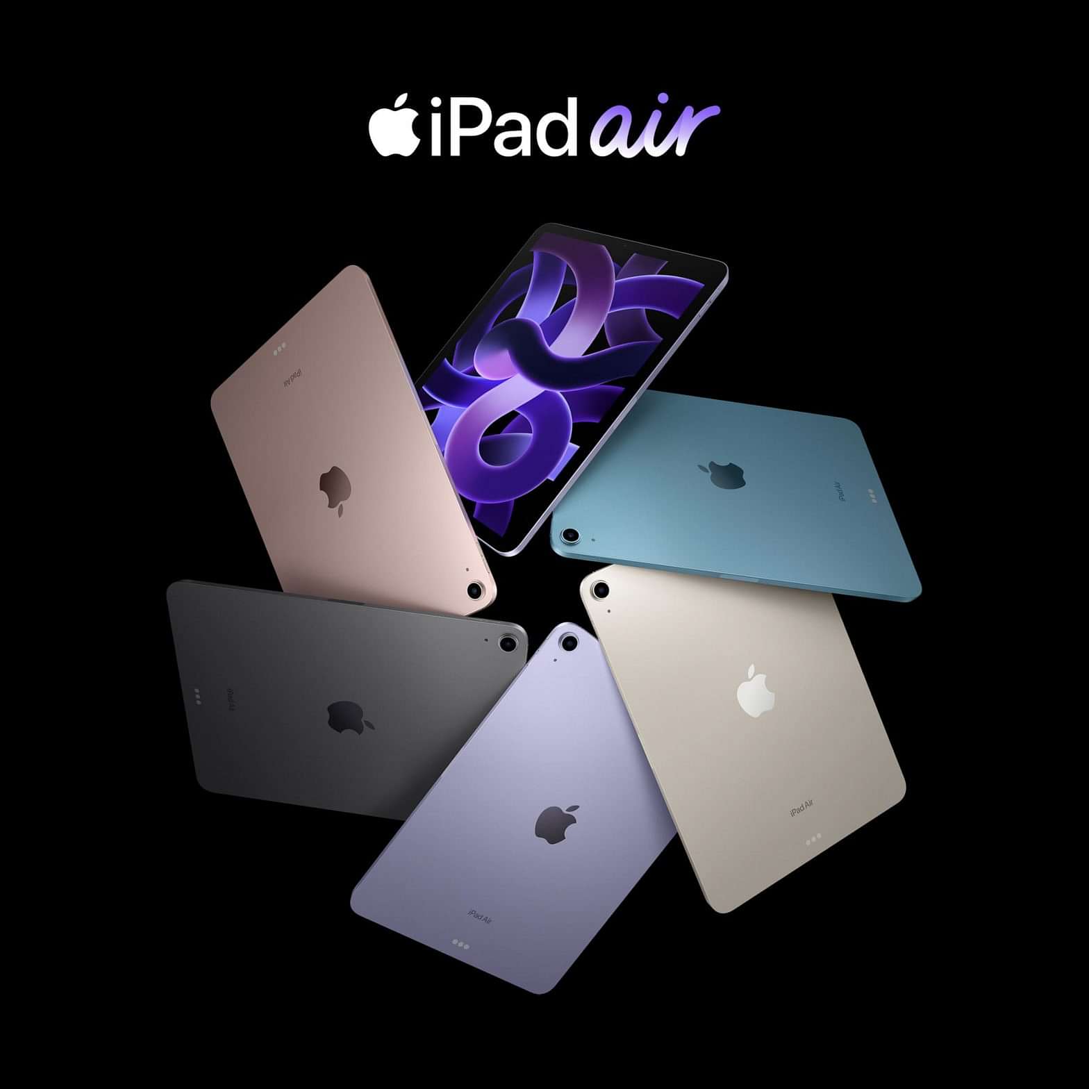【全新iPad Air現已接受預訂】
全新iPad Air由 Apple M1 晶片強勢驅動、支援SmarTone 5G帶嚟超快5G體驗、配備「人物置中」的全新前置鏡頭、與頂部按鈕結合的 Touch ID,，以及引人入勝的10.9 吋 L